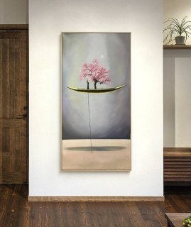 Sailboat Hand-painted Scenic Office Room Abstract Canvas Wall Art BK77S Sailboat Hand-painted Scenic Office Room Abstract Canvas Wall Art BK77S