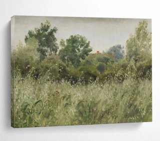 Green Hand-painted Living Bedroom Meadow Abstract Wall Art 29F65 Green Hand-painted Living Bedroom Meadow Abstract Wall Art 29F65