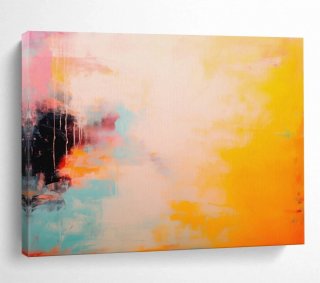 Bedroom Hand-painted Serene White Yellow Abstract Canvas Wall Art 5EJXV Bedroom Hand-painted Serene White Yellow Abstract Canvas Wall Art 5EJXV