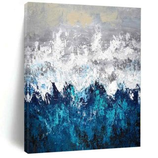 White Original Mountain Landscape Abstract Wall Art QMZC0 White Original Mountain Landscape Abstract Wall Art QMZC0