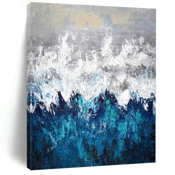 White Original Mountain Landscape Abstract Wall Art QMZC0 White Original Mountain Landscape Abstract Wall Art QMZC0