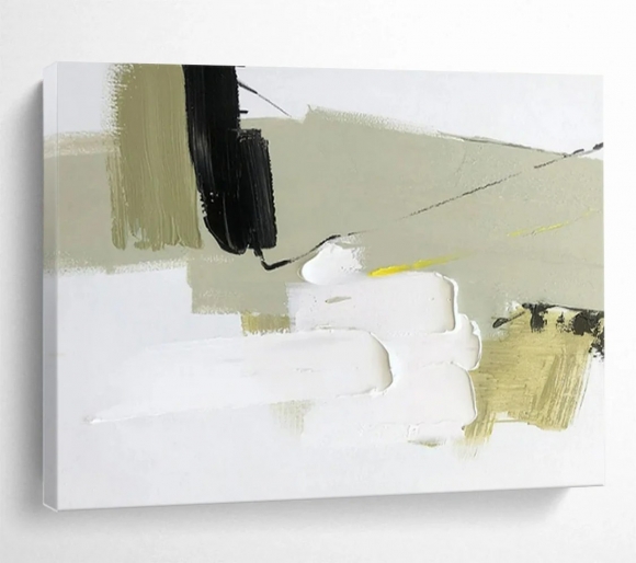 Room Handmade Days Minimalist White Abstract Artwork FR802 Room Handmade Days Minimalist White Abstract Artwork FR802