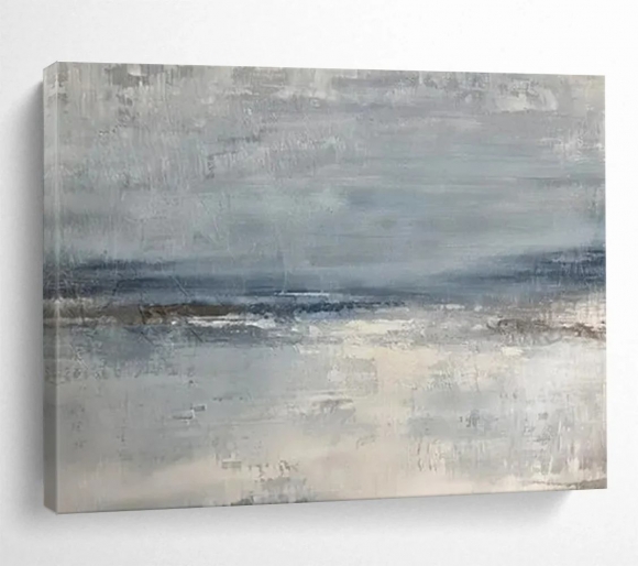 Coastal Original Handmade Bedroom Calm Muted Abstract Artwork R2XDO Coastal Original Handmade Bedroom Calm Muted Abstract Artwork R2XDO