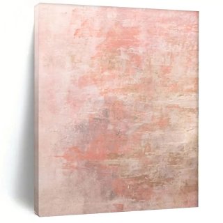 Sellers Hand-painted Serene Pink Substantial Abstract Canvas Artwork 4LHCB Sellers Hand-painted Serene Pink Substantial Abstract Canvas Artwork 4LHCB