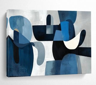 Blue Handmade White Your Abstract Artwork SY3IT Blue Handmade White Your Abstract Artwork SY3IT