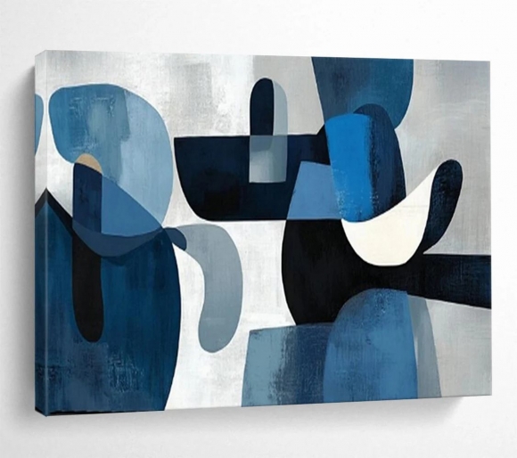 Blue Handmade White Your Abstract Artwork SY3IT Blue Handmade White Your Abstract Artwork SY3IT