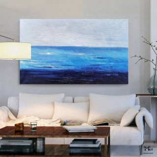 Bright Handmade Painting Ocean Canvas Abstract Canvas Artwork HJQ6J Bright Handmade Painting Ocean Canvas Abstract Canvas Artwork HJQ6J