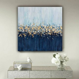 Modern Handmade Days Leaf Abstract Canvas Wall Art 818HA Modern Handmade Days Leaf Abstract Canvas Wall Art 818HA