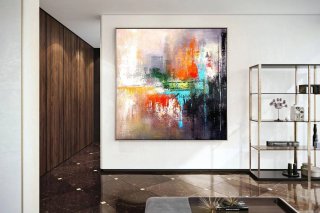 Acrylic Handmade Painting Brown Bathroom Abstract Canvas Artwork U01A8 Acrylic Handmade Painting Brown Bathroom Abstract Canvas Artwork U01A8