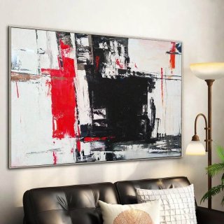 Black Original Your Days Red Abstract Canvas Artwork 3Y3V3 Black Original Your Days Red Abstract Canvas Artwork 3Y3V3