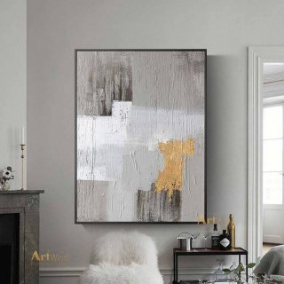 White Handmade Leaf Contemporary Abstract Canvas Big Wall Artwork 8U1Q8 White Handmade Leaf Contemporary Abstract Canvas Big Wall Artwork 8U1Q8