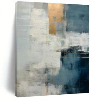 Office Hand-painted Fusion Gray Serene Abstract Artwork JFD3Q Office Hand-painted Fusion Gray Serene Abstract Artwork JFD3Q