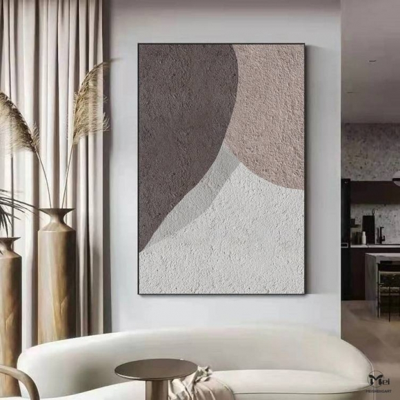 Minimalist Original Modern Not Brown Abstract Canvas Artwork 28S5W