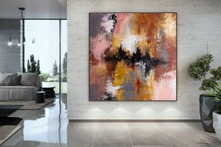 Contemporary Original White Hallway Abstract Canvas Wall Art 0PU23 Contemporary Original White Hallway Abstract Canvas Wall Art 0PU23