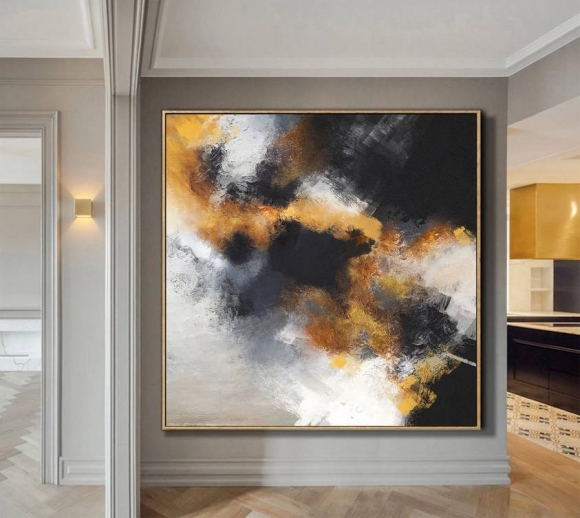 Cloud Original Hand-painted White Contemporary Abstract Canvas Artwork C42F2 Cloud Original Hand-painted White Contemporary Abstract Canvas Artwork C42F2