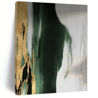 Green Original Sophisticated Acrylic Luxe Abstract Wall Art 9X3TN Green Original Sophisticated Acrylic Luxe Abstract Wall Art 9X3TN