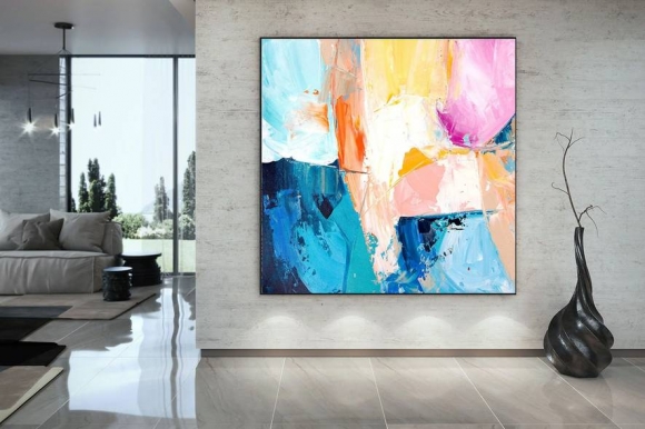 Contemporary Original Abstract White Abstract Canvas Artwork JP6X2 Contemporary Original Abstract White Abstract Canvas Artwork JP6X2