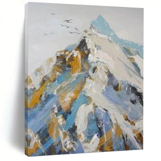 Mountain Hand-painted Landscape Abstract Canvas Large Wall Art for Office 9G2QA Mountain Hand-painted Landscape Abstract Canvas Large Wall Art for Office 9G2QA