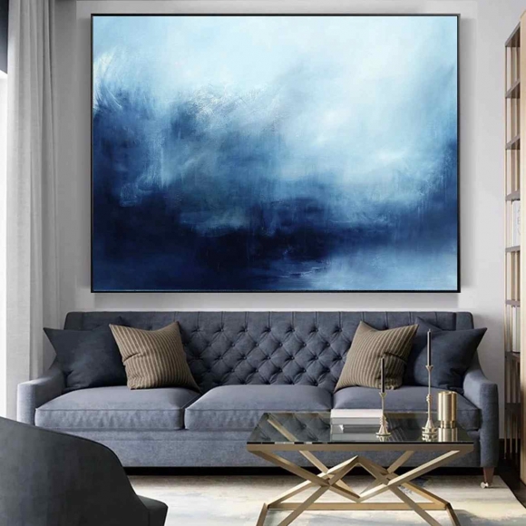 Sea Original Landscape Painting Abstract Abstract Canvas Artwork 1CPSL Sea Original Landscape Painting Abstract Abstract Canvas Artwork 1CPSL