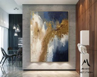 Golden Hand-painted Original Contemporary Are White Abstract Canvas 8VMEY Golden Hand-painted Original Contemporary Are White Abstract Canvas 8VMEY