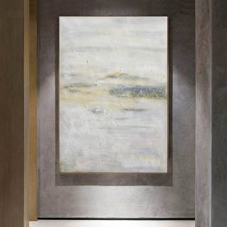 Minimalist Hand-painted You Textured Grey Abstract Canvas Wall Art 9WNYW Minimalist Hand-painted You Textured Grey Abstract Canvas Wall Art 9WNYW