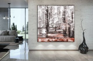 Your Handmade Entryway Contemporary Grey Abstract Canvas Wall Art DXK6M Your Handmade Entryway Contemporary Grey Abstract Canvas Wall Art DXK6M