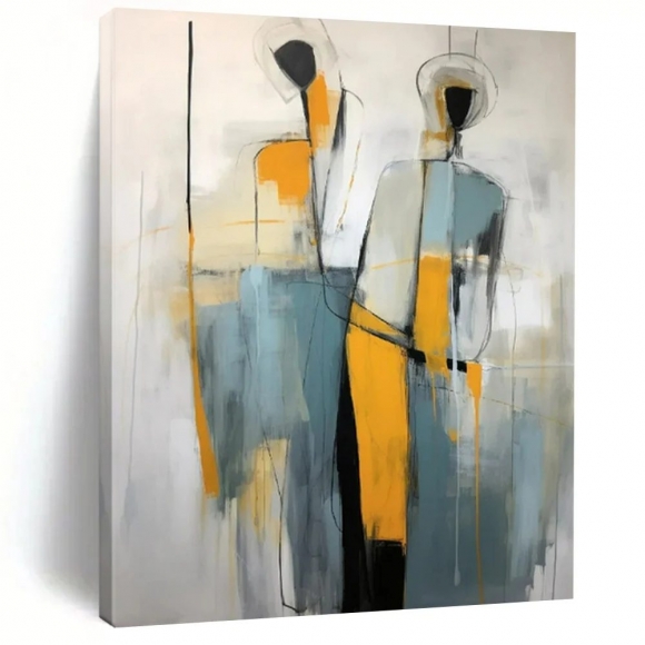 Blue Original Figure Expressionist Abstract Artwork 4YL2U Blue Original Figure Expressionist Abstract Artwork 4YL2U