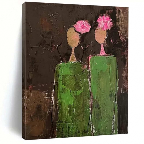 Bedroom Handmade Flowers Pink Rustic Giant Abstract Wall Art 8BLM1 Bedroom Handmade Flowers Pink Rustic Giant Abstract Wall Art 8BLM1
