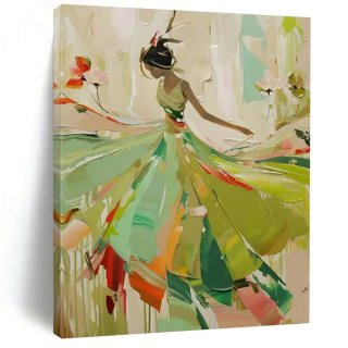 White Original Hand-painted Figure Expressionist Abstract Artwork 54WQ0 White Original Hand-painted Figure Expressionist Abstract Artwork 54WQ0