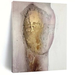 Accented Handmade Figure Media Golden Abstract Artwork KAIF8 Accented Handmade Figure Media Golden Abstract Artwork KAIF8