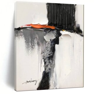 Modern Handmade Figure Artistic Black Abstract Artwork 9NT9U Modern Handmade Figure Artistic Black Abstract Artwork 9NT9U