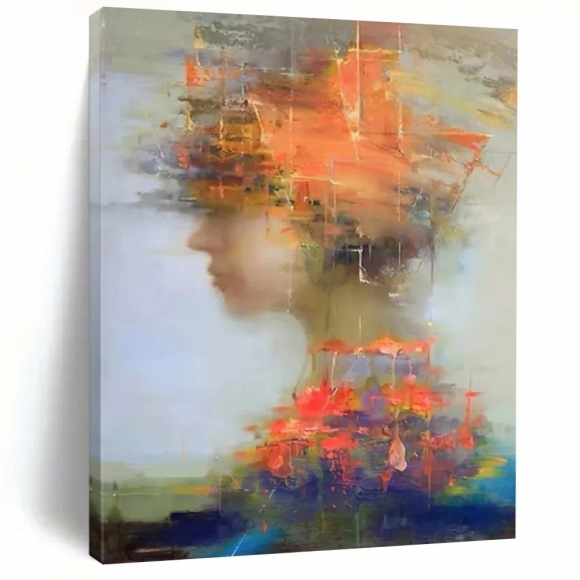 Fragmented Original Studio Figure Abstract Artwork BMS7Y Fragmented Original Studio Figure Abstract Artwork BMS7Y
