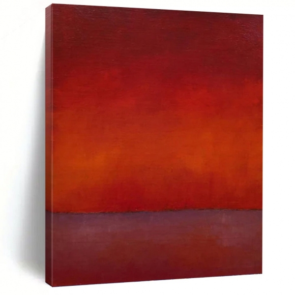 Field Purple Red Canvas Color Wall Art 3SI6S