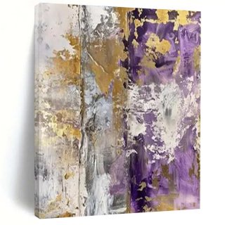 Golden Purple Grey Fusion Upscale Wall Art 9OW3L Golden Purple Grey Fusion Upscale Wall Art 9OW3L