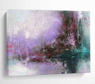 Landscape Purple Abstract Canvas Painting Wall Art 57BLD