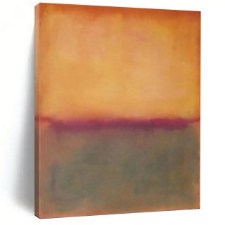 Orange Purple Grey Abstract Canvas Wall Art TD3L4