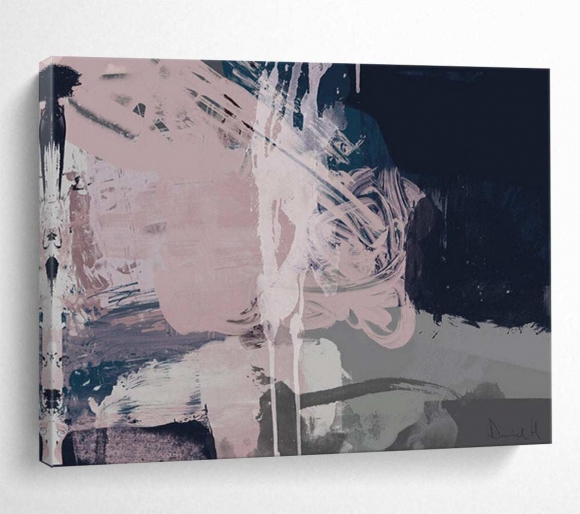 Pink Purple Abstract Acrylic Painting Wall Art DV7D5 Pink Purple Abstract Acrylic Painting Wall Art DV7D5