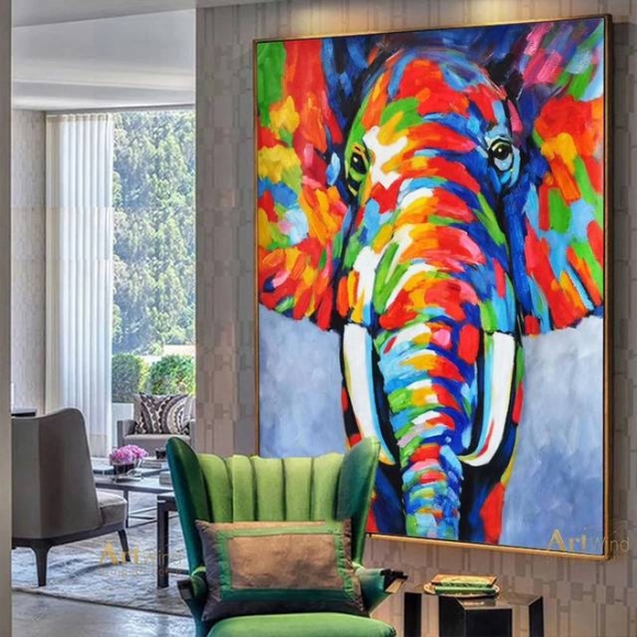 Colorful Original Modern Room Abstract Canvas Artwork XDX5J Colorful Original Modern Room Abstract Canvas Artwork XDX5J