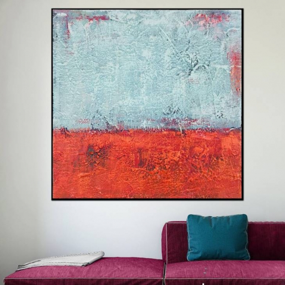 Living Original Red Abstract Canvas Artwork X9SKR Living Original Red Abstract Canvas Artwork X9SKR