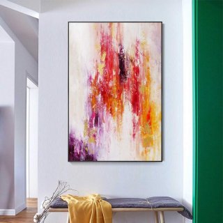 Abstract Textured Painting Oversized Work Canvas Wall Art LW6EC