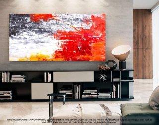 Red White Blue Abstract Painting Canvas Wall Art 56WIJ Red White Blue Abstract Painting Canvas Wall Art 56WIJ