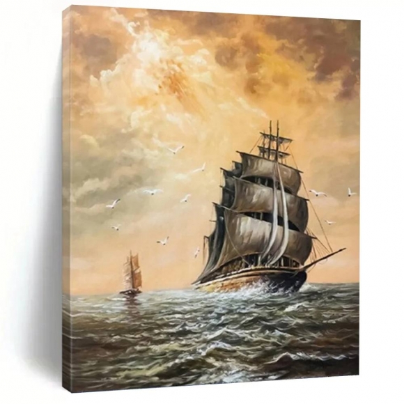 Living Original Artist Sea Coastal Canvas Wall Art 0D6RP Living Original Artist Sea Coastal Canvas Wall Art 0D6RP