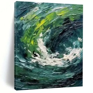 Sellers Hand-painted Living Coastal Abstract Canvas Wall Art HS066 Sellers Hand-painted Living Coastal Abstract Canvas Wall Art HS066