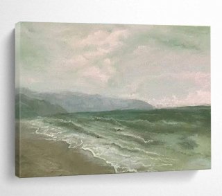 Abstract Painting Canvas Soft Hued Wall Art 0KFUA