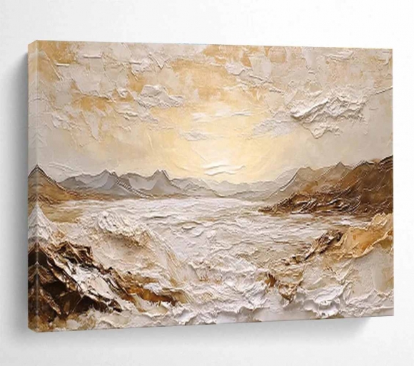 Scenic Hand-painted Mountain Landscape Abstract Canvas Artwork 9UP6G Scenic Hand-painted Mountain Landscape Abstract Canvas Artwork 9UP6G