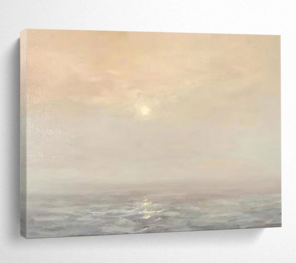 Sky Sea Sunset Acrylic Romantic Abstract Wall Art 98BCH