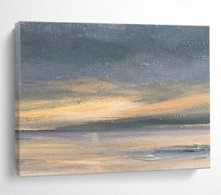 Sunset Shore Abstract Painting Acrylic Wall Art 9PZ60 Sunset Shore Abstract Painting Acrylic Wall Art 9PZ60