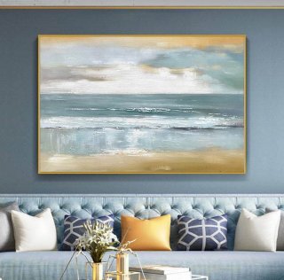 Beach Ocean Sea Evening Blue Abstract Canvas Wall Art M7O0V Beach Ocean Sea Evening Blue Abstract Canvas Wall Art M7O0V