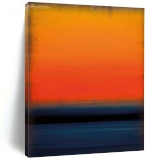 Sunset Hand-painted Handmade Room Coastal Bedroom Abstract Canvas H05BM Sunset Hand-painted Handmade Room Coastal Bedroom Abstract Canvas H05BM