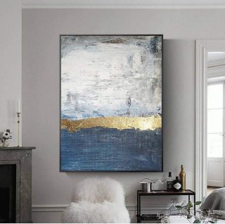 Ocean Sunset Blue Navy Gray Abstract Canvas Wall Art 0ZZC3 Ocean Sunset Blue Navy Gray Abstract Canvas Wall Art 0ZZC3